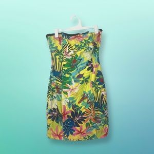 Strapless summer dress